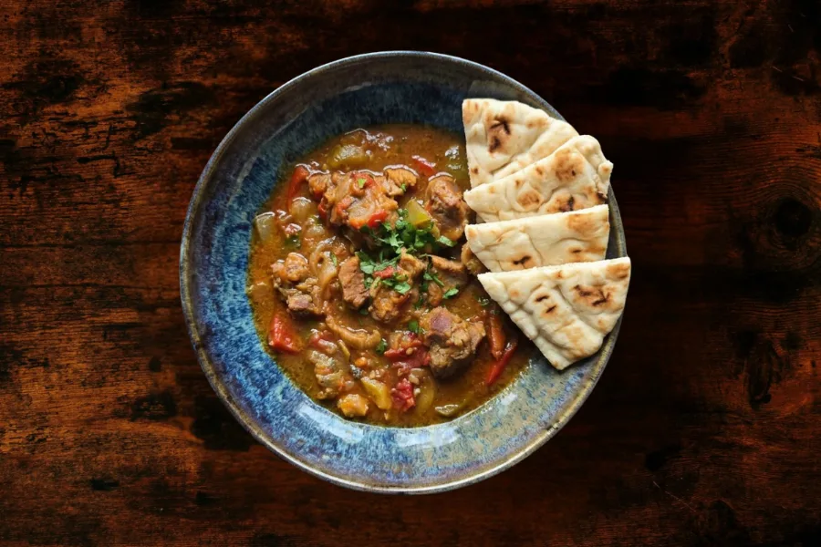 Pork Kavarma + Greek Pita