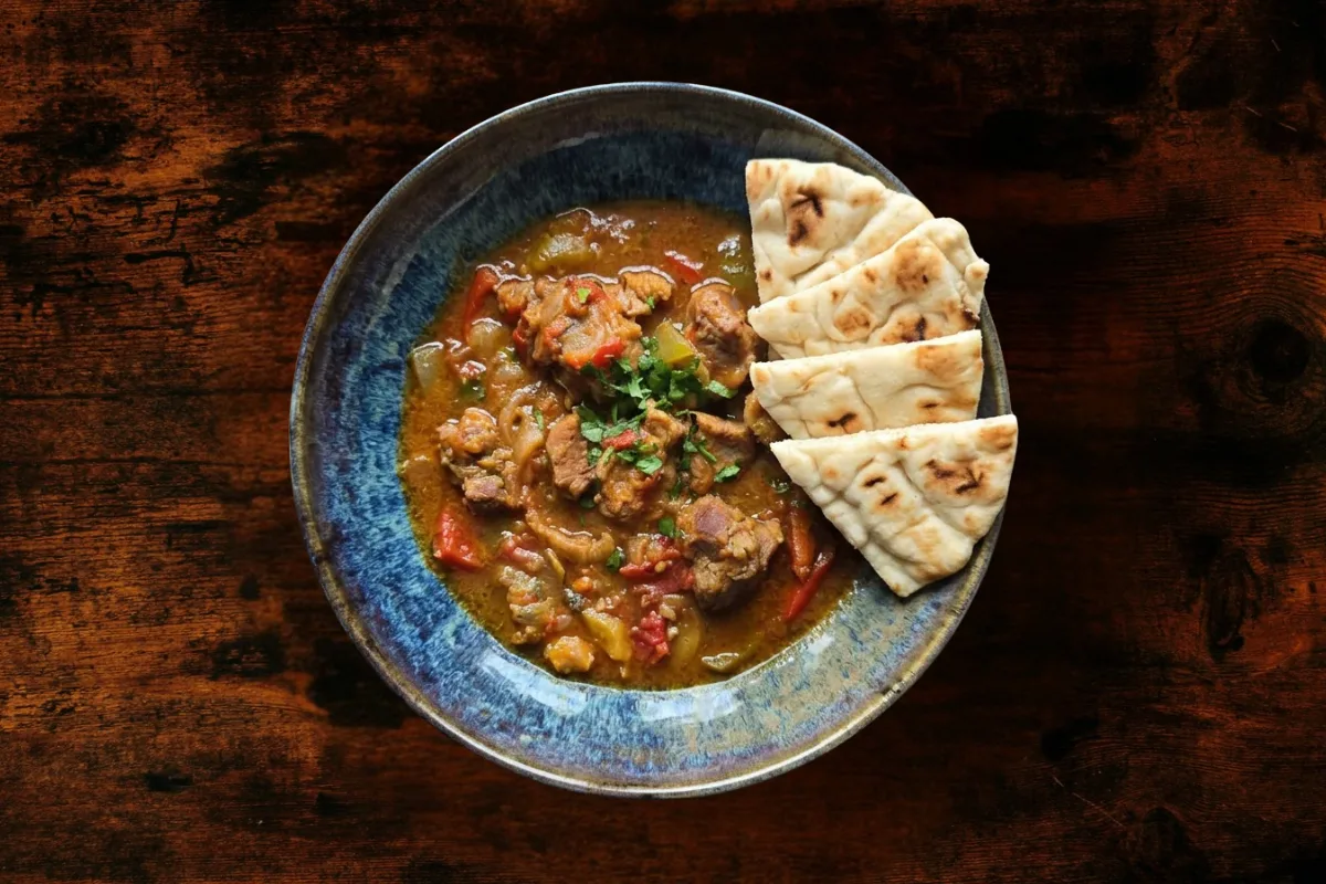 Pork Kavarma + Greek Pita